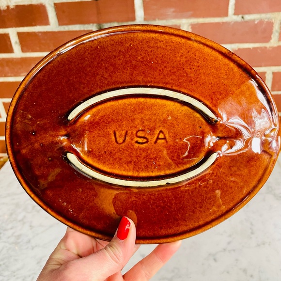 Vintage USA Stoneware Pottery Ashtray - Picture 3 of 3